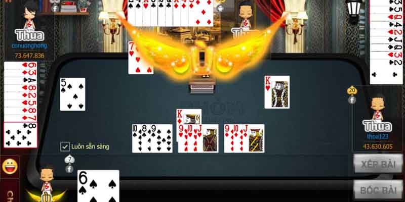 Các bước trước khi chơi game bài phỏm