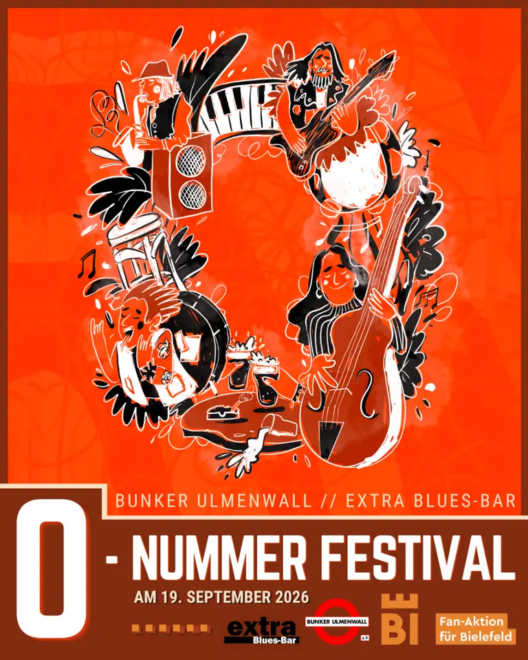 0-Nummer-Festival Bielefeld: Bühnentausch am 19. September